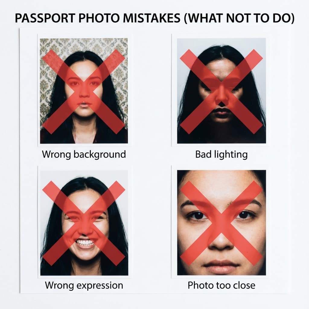 Common passport photo mistakes to avoid